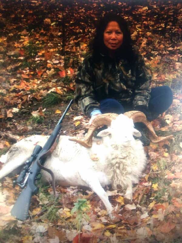 White Dall Ram Hunting for Texas