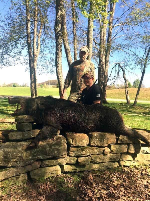 Successful Guided PA Boar Hunt at Stonebridge Boar Hunting Preserve